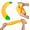 BANANA, variant on Squeezy Butter Toys, Squeezy Sensory Toys, Slow Rising Squishy Relief Soft Tress Relief & Fidget Toys, Fruit Toys