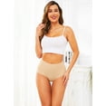 thumbnail image 5 of Buankoxy Women's Breathable Underwear High Waist Mesh Panties,6-Pack,Size 5, 5 of 7