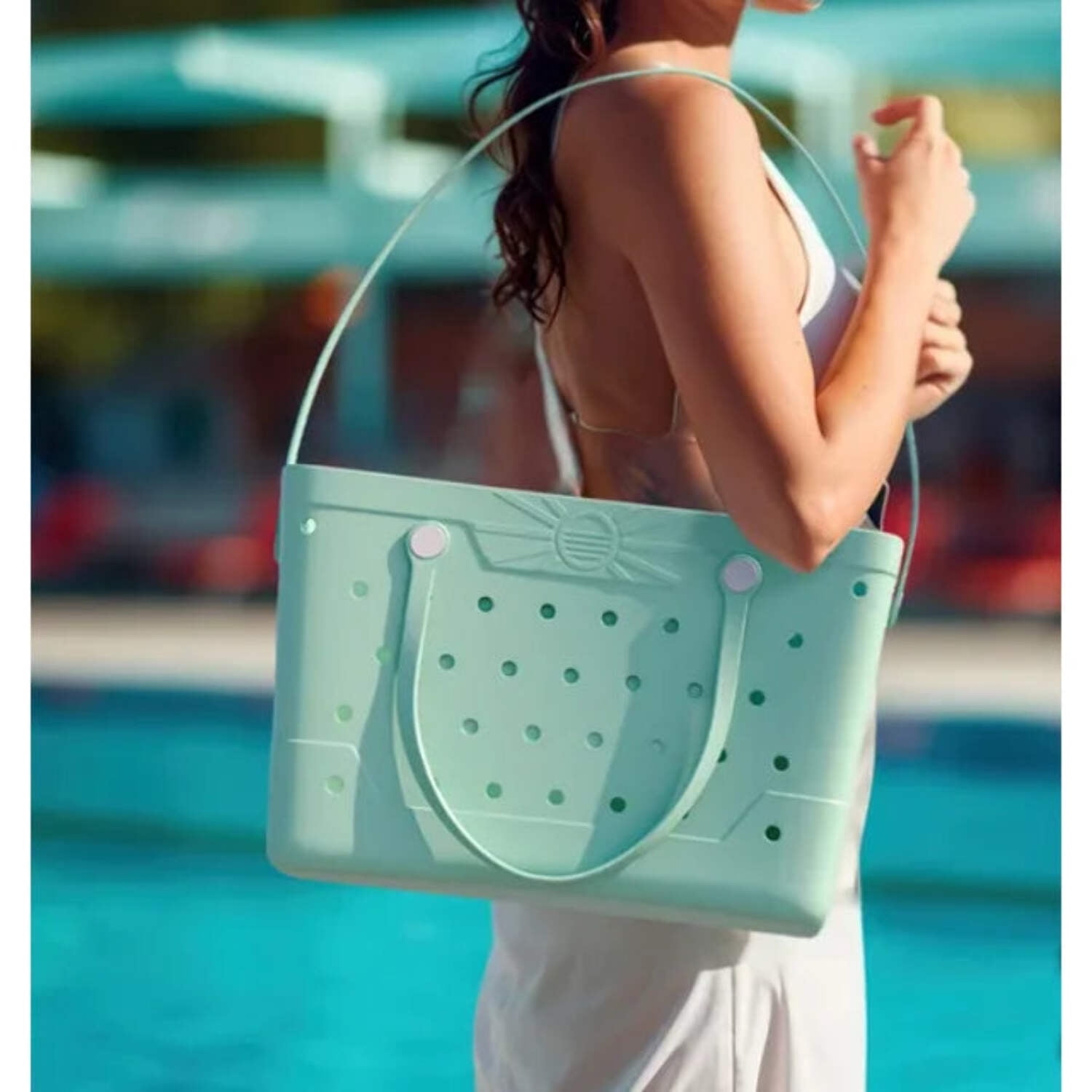 Beachcomber Beach & Pool Bag, Mint