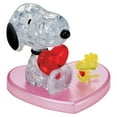 thumbnail image 3 of Peanuts Snoopy Heart Original 3D Crystal Puzzle by BePuzzled Ages 12 and Up, 3 of 7