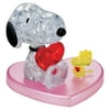 Peanuts Snoopy Heart Original 3D Crystal Puzzle by BePuzzled Ages 12 and Up