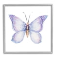 thumbnail image 4 of Stupell Industries Lovely Purple Butterfly Wings Animal Insect Painting Painting Gray Framed Art Print Wall Art, Design by Janice Gaynor, 4 of 5