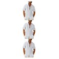 thumbnail image 3 of Sonducket Camisa con botones para hombre, camisetas de diseño Simple de Color sólido para caminar en la playa de verano para niños, ropa de Type1 NO1, 3 of 6