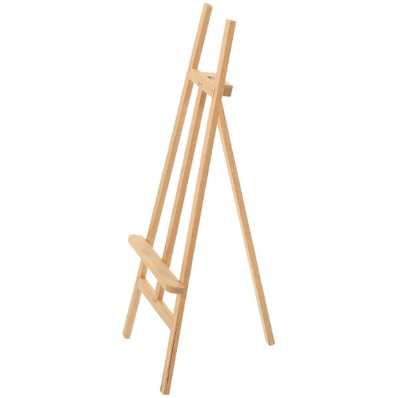 OUNONA 1Pack Beige Synthetic Material Easel Shape Miniature Toy for and Home Decor