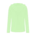 thumbnail image 5 of Bxsruta Women's Long Sleeve Hooded Athletic Shirt UPF 50+ Sun Protection Quick Dry Workout Top for Hiking Running and Casual Wear, 5 of 8