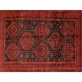 thumbnail image 1 of Ahgly Company Indoor Rectangle Traditional Bakers Brown Persian Area Rugs, 2' x 5', 1 of 6