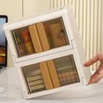 thumbnail image 4 of WRKEKC Clearance Collapsible Plastic Storage Container with Lid, Foldable Kitchen Pantry Organizer for Snacks, Coffee Pods & Office Supplies, 4 of 9
