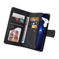 thumbnail image 5 of Case for iPhone 13 Pro Cover Zipper Pocket Wallet Case Magnetic Protective - Black, 5 of 5