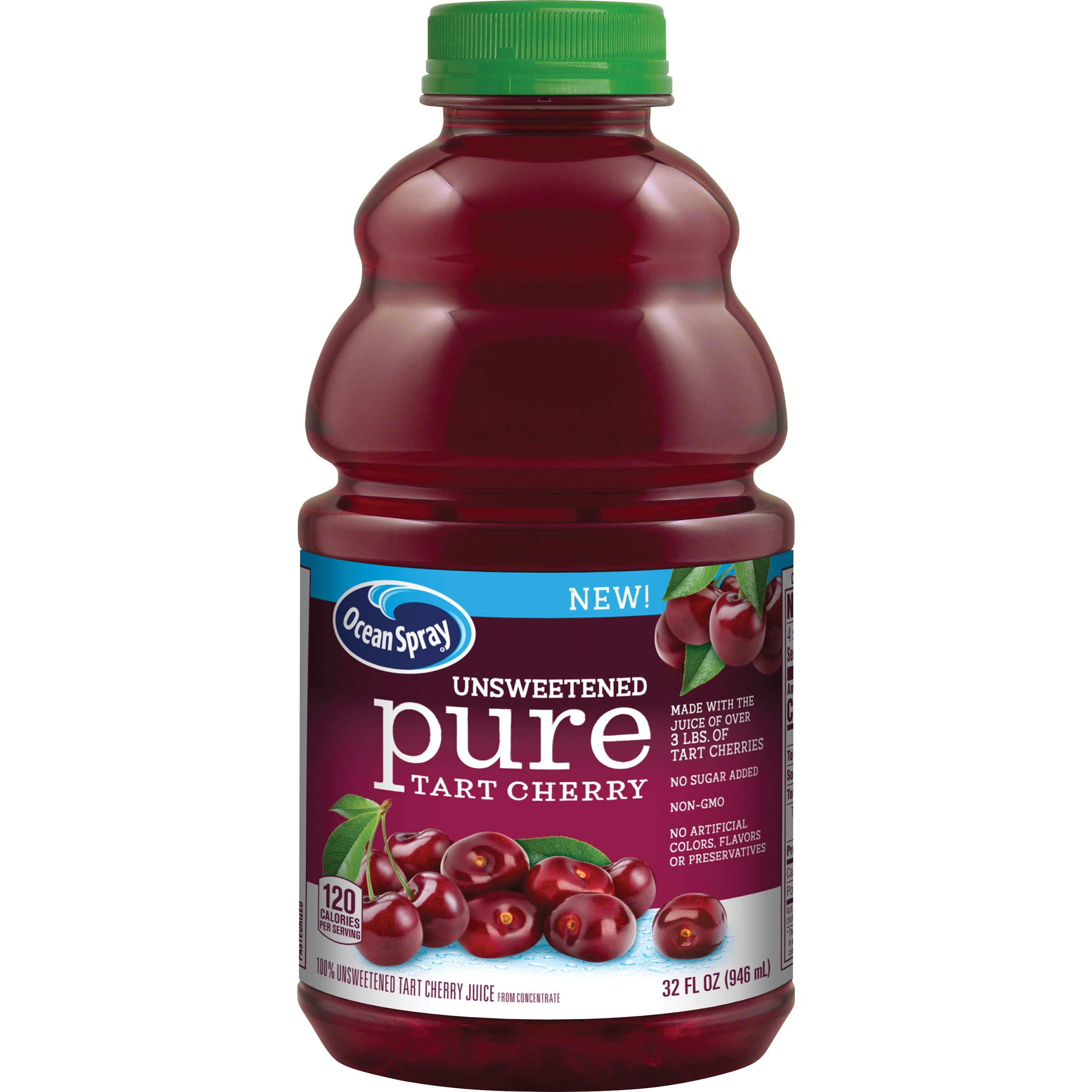 Ocean Spray Pure 100 Unsweetened Tart Cherry Juice, 32 fl