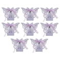 thumbnail image 1 of 8 cajas de regalo con forma de mariposa, ligeras y prácticas, para hacer tú mismo. Violeta claro, 1 of 7