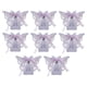thumbnail image 1 of 8 cajas de regalo con forma de mariposa con cintas para dulces, cajas de papel para manualidades. Violeta claro, 1 of 7