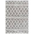 thumbnail image 2 of SAFAVIEH Tahoe Marnie Modern Shag Area Rug, 6'7" x 8'7", Grey/White, 2 of 5