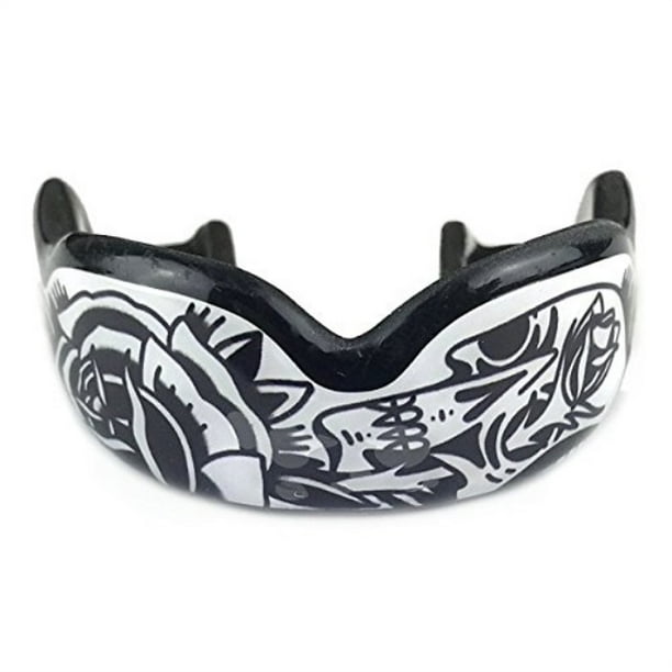 damage control mouthguards blackarts mouthguard, black/white