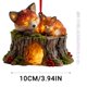 thumbnail image 2 of Adornos navideños, adornos navideños, regalos navideños, decoración de animales del bosque de 10 cm, colgante para árbol de Navidad, regalo navideño., 2 of 5