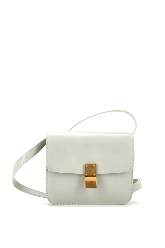 Pre-Owned Classic Box Bag Smooth Leather Teen By Rebag