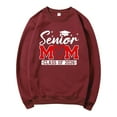 thumbnail image 3 of Senior Mom Sweatshirts for Women Class Of 2026 Long Sleeve Crewneck Graphic Sweatshirt Pullover Tops, 3 of 5