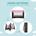 Dream On Me Zazzy Portable Play yard with Pink