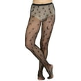 thumbnail image 4 of ToBeInStyle Women's Mystical Celestial Fishnet Tights - Black - One Size, 4 of 6