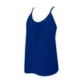 thumbnail image 5 of wcjm Blue Women's Plus Size Soft Tank Top With Bra Sleeveless Comfort Yoga Fitness Top Tank Top, 5 of 9