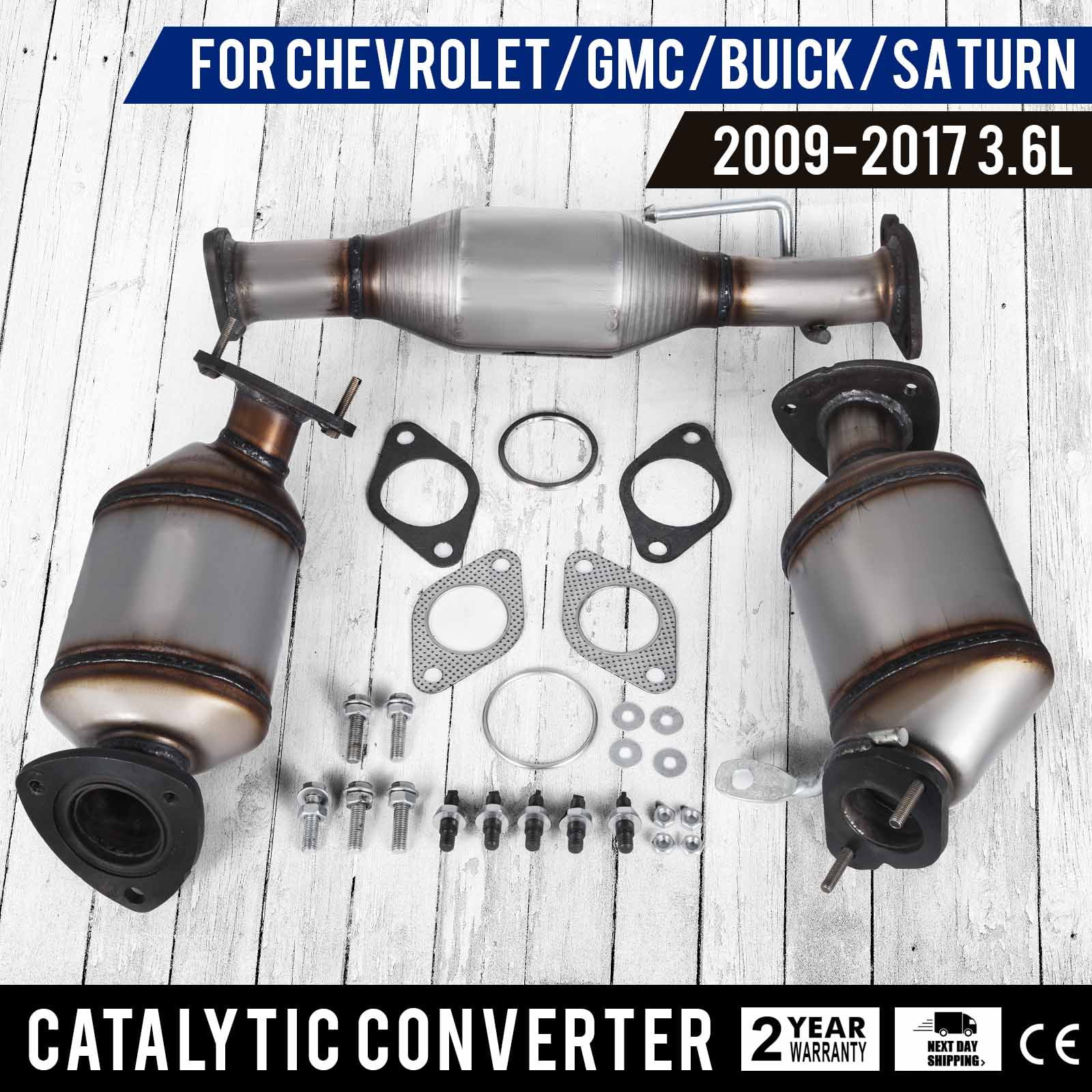 GMC Acadia 3.6L Both Catalytic Converters Front Right /& Left Side 2007-2017