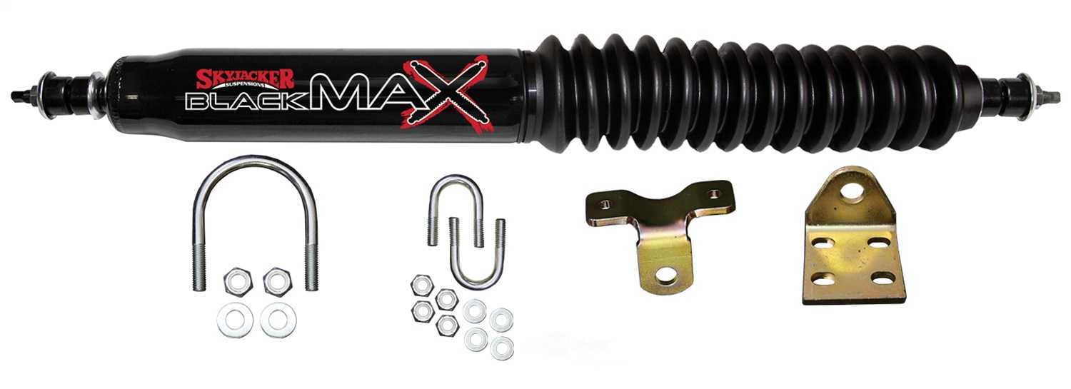 Skyjacker Suspensions 8100 Steering Stabilizer Single Kit, BLACK W/BLK BT