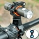 thumbnail image 3 of Soporte de luz Soporte de clip Horquilla delantera Base Piezas de ciclismo Manija Azul negro Cola Soporte de luz para bicicleta, 3 of 8