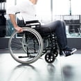 thumbnail image 2 of KAKOWELY Roues de Remplacement 1 Ensemble Roue de Fauteuil Roulant avec Axe Roue avant de Remplacement Roue de Fauteuil Roulant Pièce de Fauteuil Roulant 5.91"X5.91"X1.38 Pouces, 2 of 4