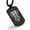 Black, variant on Stainless Steel Geometric Polygon Elephant Animal Dog Tag Pendant Necklace