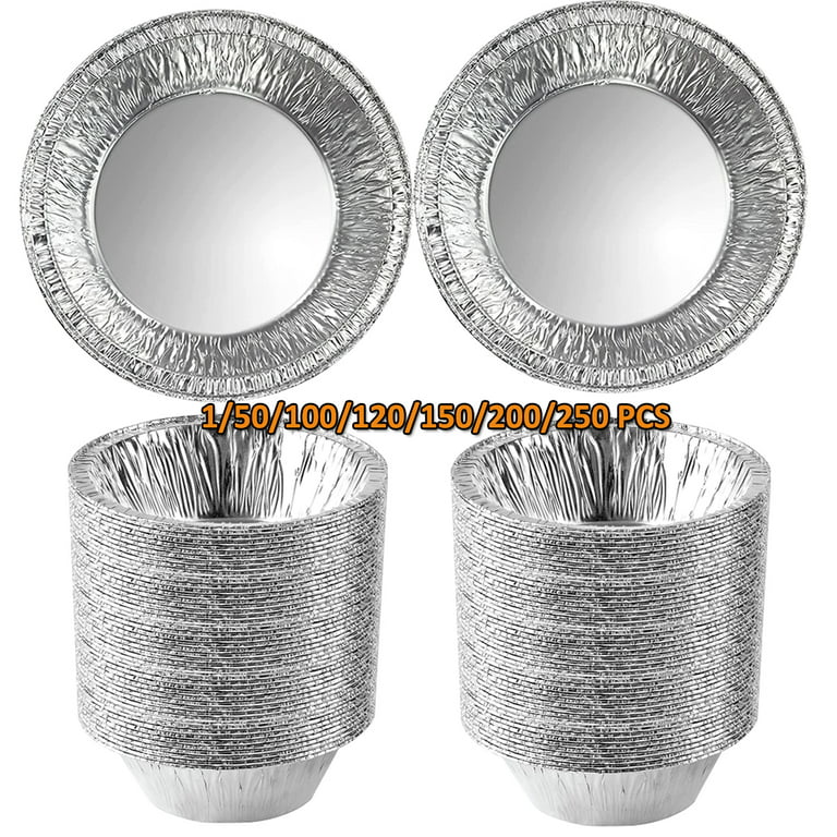 10 Pcs Aluminum Foil Small Pie Pans Disposable Mini Pie Tins Round