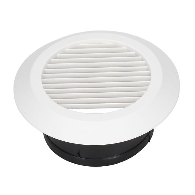 Round Air Vent, Non Break Louver Grille Cover Delicate For Bathroom Office Kitchen 6in