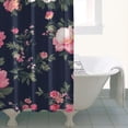 thumbnail image 4 of Pioneer Flower Floral Print Pattern Shower Curtain 36"x72" ,Bathroom Decorative Shower Curtains Set with 12 Hooks,Modern Waterproof Washable Shower Curtain, 4 of 6