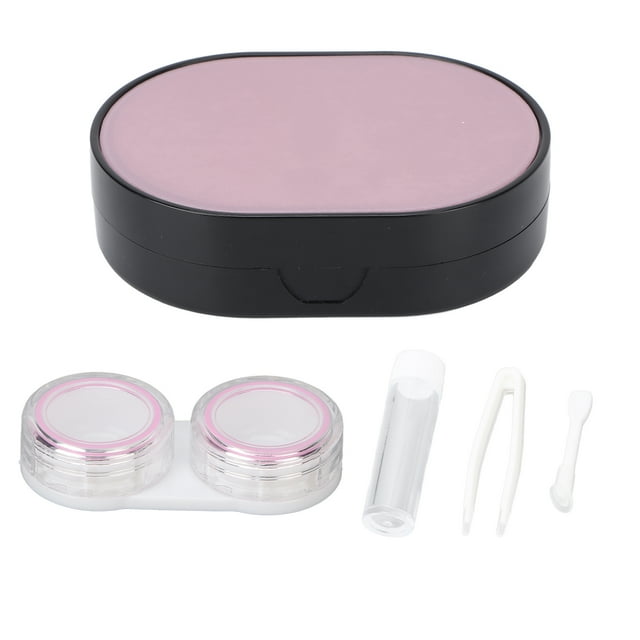 Contact Lens Case,Portable Contact Lens Box Contact Lens Container Contact Lens Holder Box Luxury Finish