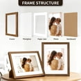 thumbnail image 3 of AEVETE 8x10 Picture Frames Rustic Wood Tabletop or Wall Display for Home Decor and Gifts, 2 Pack, 3 of 6
