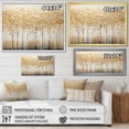thumbnail image 4 of Designart "Golden Harmony Tree Landscape" Landscape Trees Canvas Art Print, 4 of 7