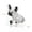 #18 Pug, variant on 2024 Fashion Animal Panda Crystal Pearl Brooch Pin Women Wedding Jewellery Gift-#18 Pug