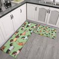 thumbnail image 2 of Cute Cartoon Dachshund Kitchen Rugs Sets Of 2,Anti Fatigue Kitchen Mat Rugs Non Slip Washable,Decorative Kitchen Floor Mats for Kitchen,Sink,Laundry,17"x30"+17"x47", 2 of 7