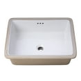 thumbnail image 7 of Miseno MNO1713BWH 17 x 13 in. Rectangular Undermount Bathroom Sink with Rear Overflow, White, 7 of 7