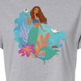 thumbnail image 3 of Disney - Ariel - Juniors Cropped Cotton Blend T-Shirt, 3 of 5