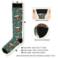 thumbnail image 3 of joogoo Highland Cattle Christmas Socks Women Men Knee High Sock, 3 of 8