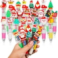 thumbnail image 1 of Bolígrafos navideños multicolores 4 en 1 Kosiz, 24 unidades, 1 of 7