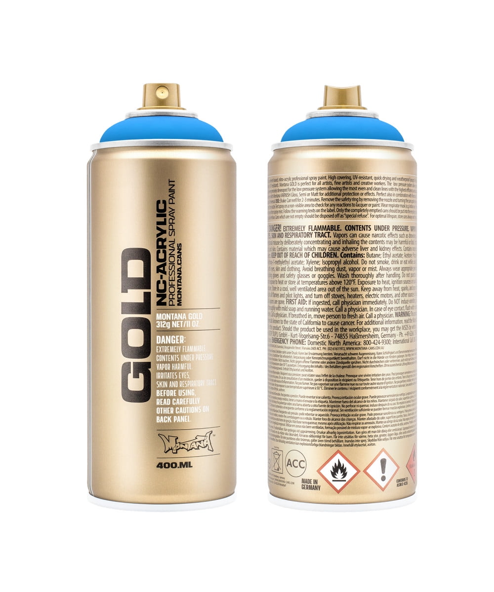 Montana GOLD 400 ml Spray Color, Flame Blue