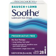 Blink tears lubricating eye drops preserative free, 25 count - Walmart.com