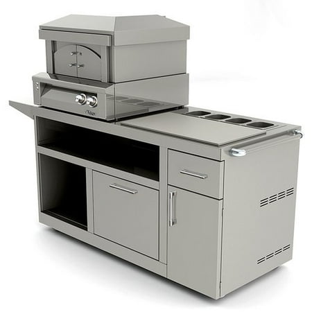 - Alfresco Deluxe Pizza Prep Cart for Gas Grill