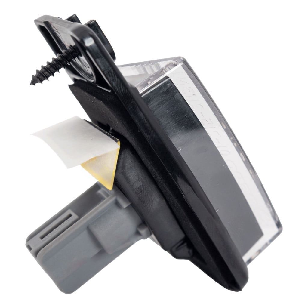 KarParts360 For Infiniti FX50 2009 10 11 12 2013 License Plate Light Driver And Passenger Side | Pair | Rear | CAPA | Plastic | Clear Lens | Replacement For NI2870101, NI2870101C | 265108991D