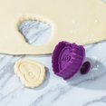 thumbnail image 5 of Fox Run Pie Crust Cutters, Cookie, Fondant Stampers, Heart, Leaf, Apple, Cherry, Set of 4, 5 of 8