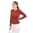thumbnail image 2 of Blusa de manga larga /Juvenil, 0279 (Vino) vino G, 2 of 4