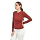 thumbnail image 2 of Blusa de manga larga /Juvenil, 0279 (Vino) vino CH, 2 of 4