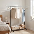 thumbnail image 2 of Costway Clothes Rack, Extendable Garment Stand for Hanging Clothes,for Dressing Room, 2 of 9