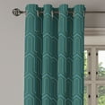 thumbnail image 3 of Ambesonne Grommet Curtain, , 50"x120", Hunter Green Earth Yellow, 3 of 5