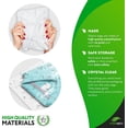 thumbnail image 3 of Clear Poly Bags for Clothing, 2 Mil PE Shipping Envelopes, 100 Count, 40 x 50 in, 3 of 6